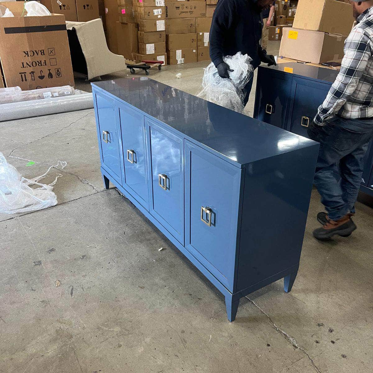 Zane 70” Modern Credenza - The Resplendent Crow