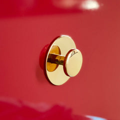 Brass Backplate Round  - Solid