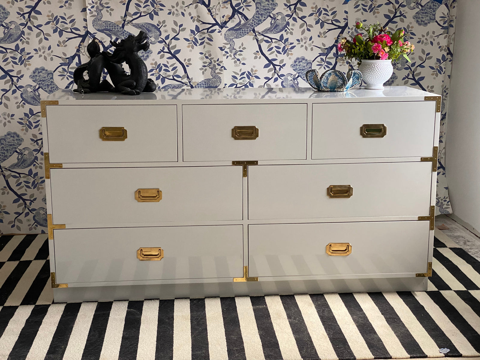 Campaign Dresser - Lacquered Campaign Dresser - Lacquered