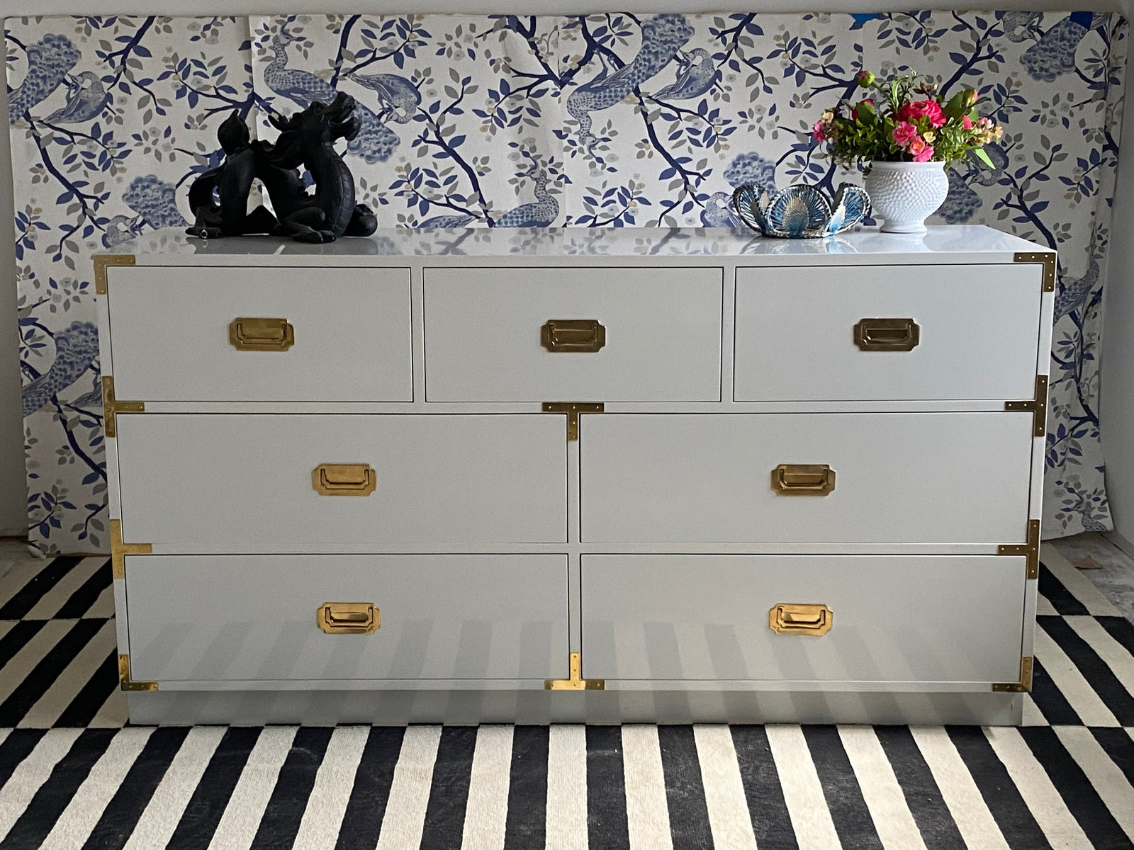 campaign dresser blue Campaign Dresser