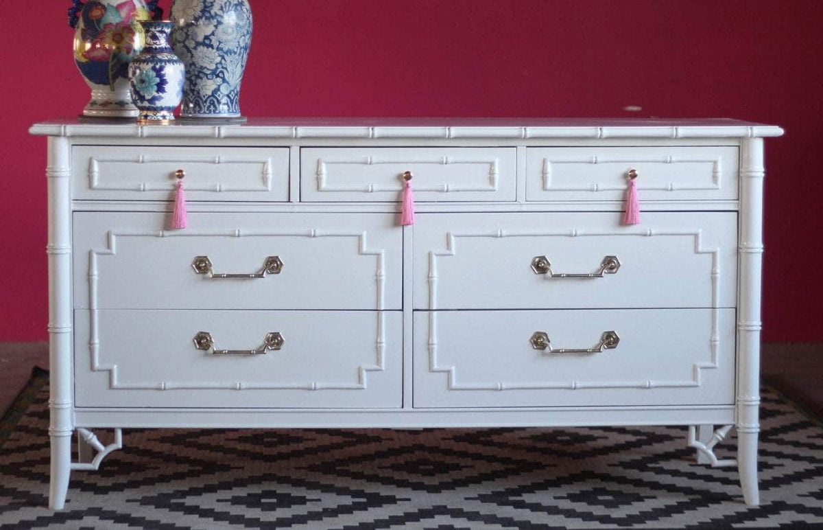 Thomasville Faux Bamboo Dresser Thomasville Faux Bamboo Dresser