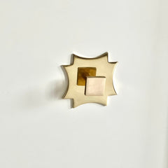 Brass Backplate Maltese Cross