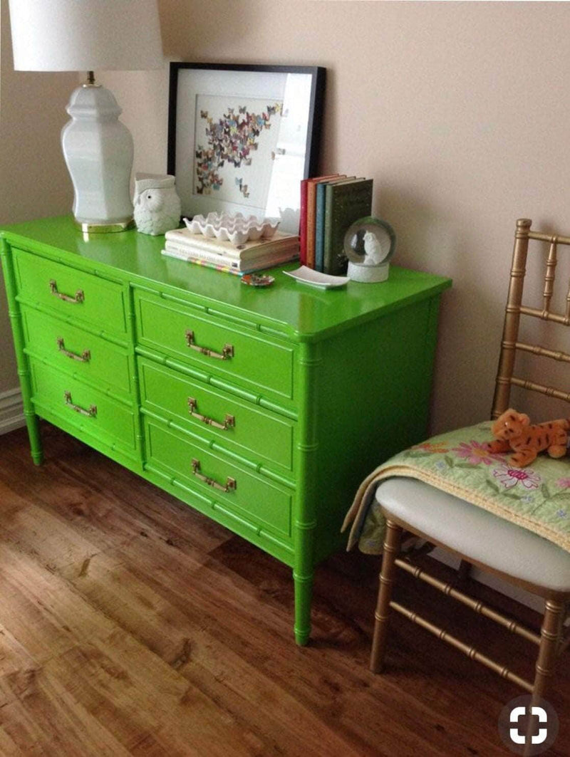 Henry Link Bali Hai 6 Drawer Dresser - Lacquered Henry Link Bali Hai 6 Drawer Dresser - Lacquered