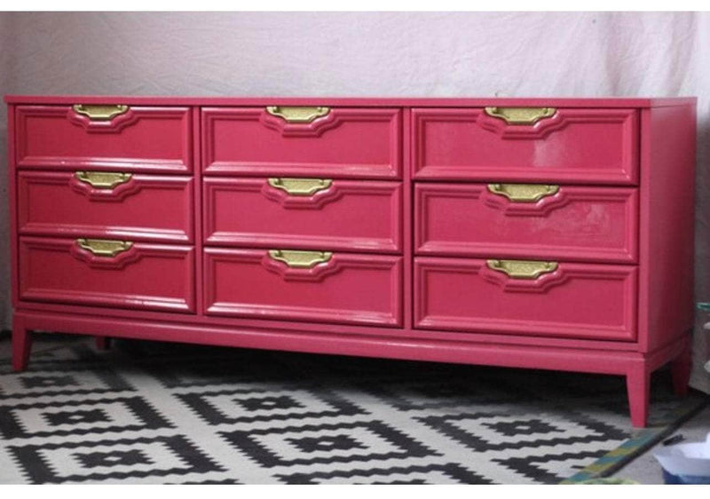 Hollywood Regency Dresser - Custom Lacquered The Resplendent Home