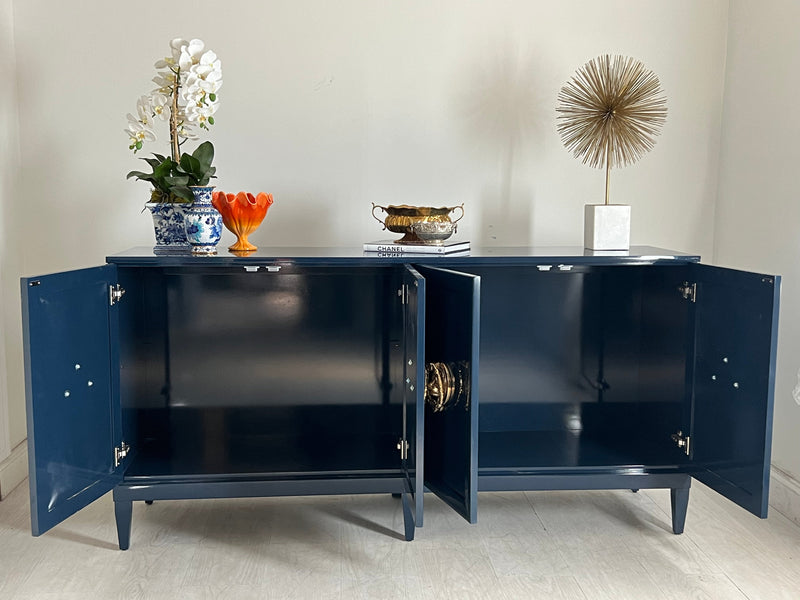 Newly Made Zane 70” Modern Credenza in Naval The Resplendent Home