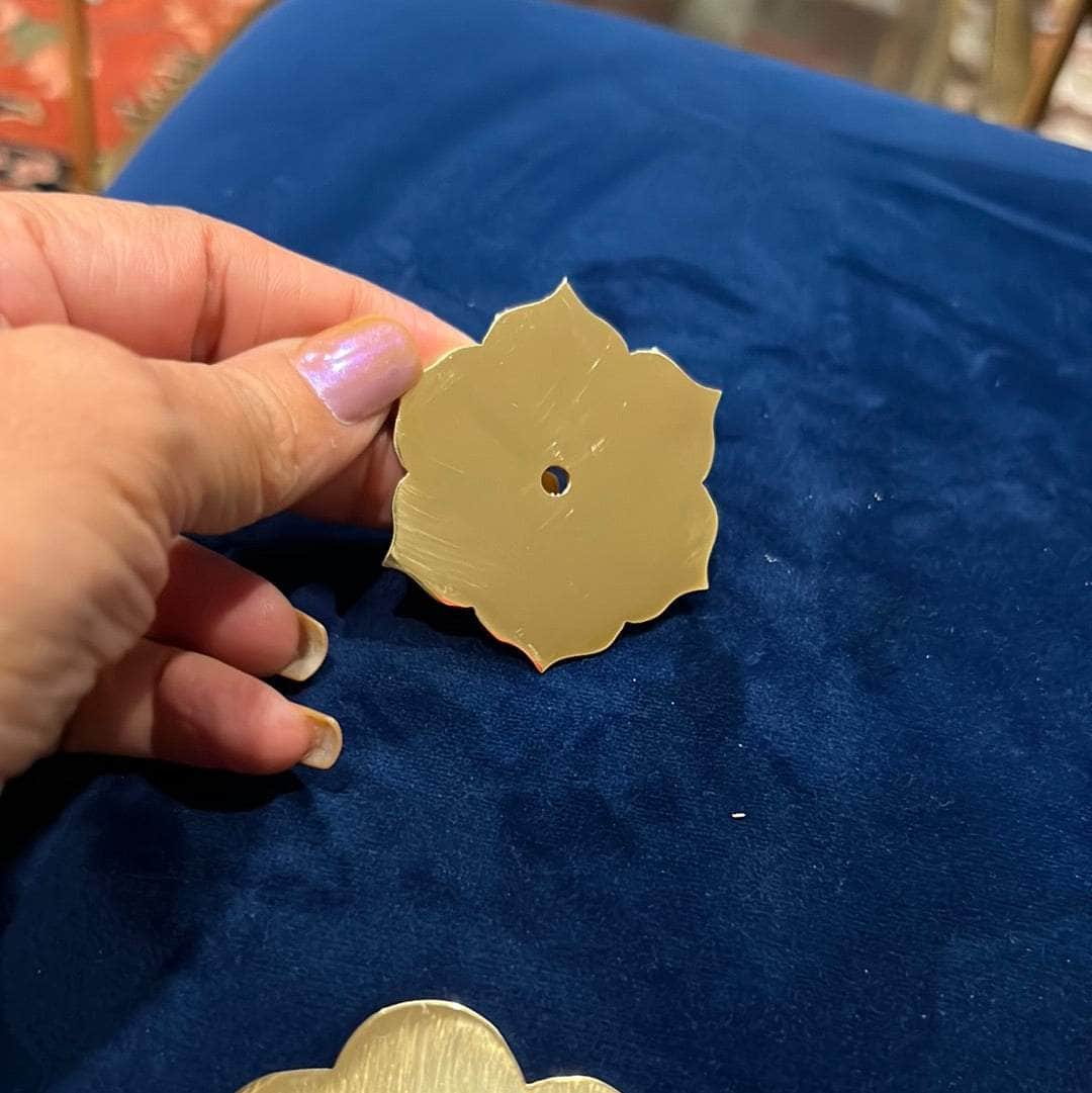 Table Backplate Solid Brass Backplate - Polished Brass