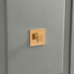 Solid Brass Backplate Square Shape