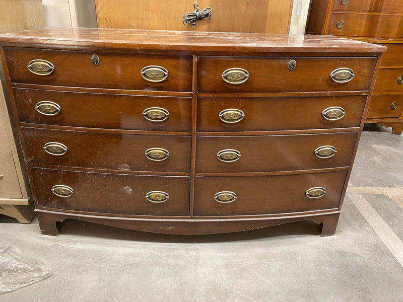 Vintage Bowfront Dresser- Custom Lacquered The Resplendent Home