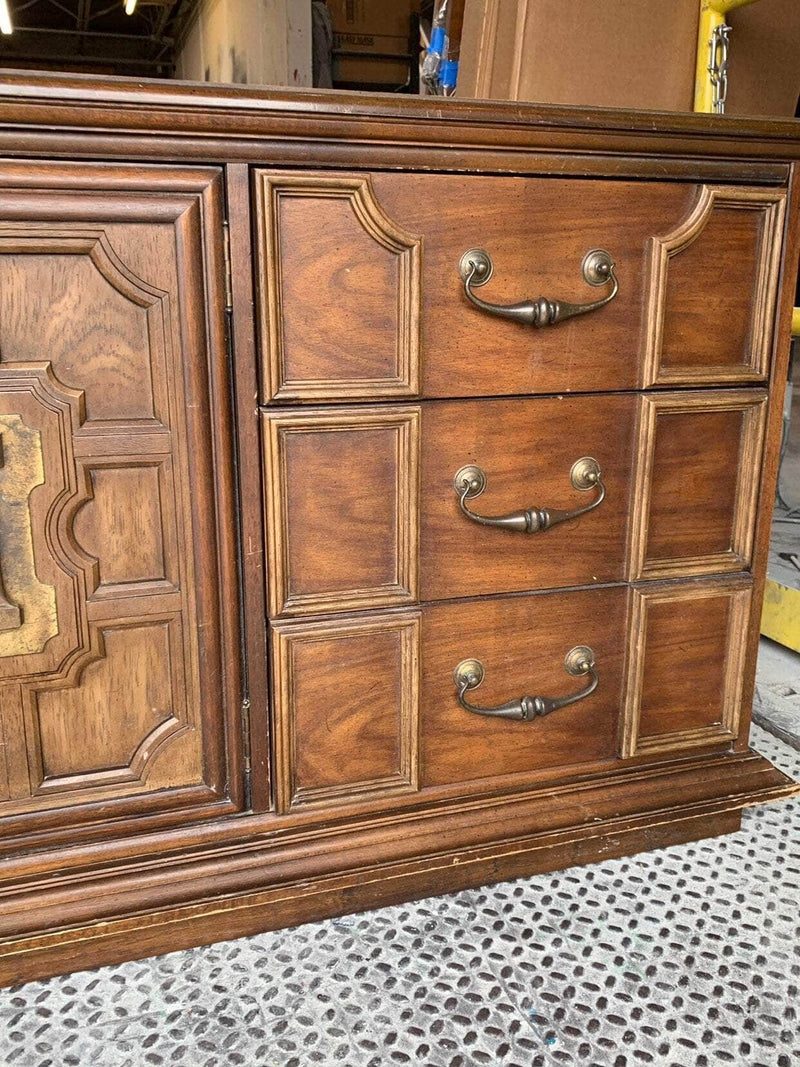 Vintage Carved Front Dresser  - Custom Lacquered The Resplendent Home