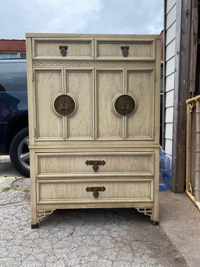 Vintage Chinoiserie Armoire-  Custom Lacquered The Resplendent Home